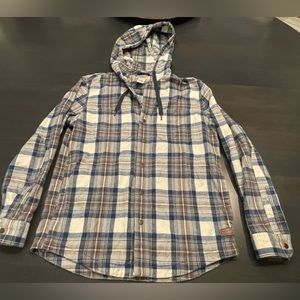 ✅EXCELLENT LL Bean Men’s size S brushed flannel shirt/jacket. High quality, SOFT